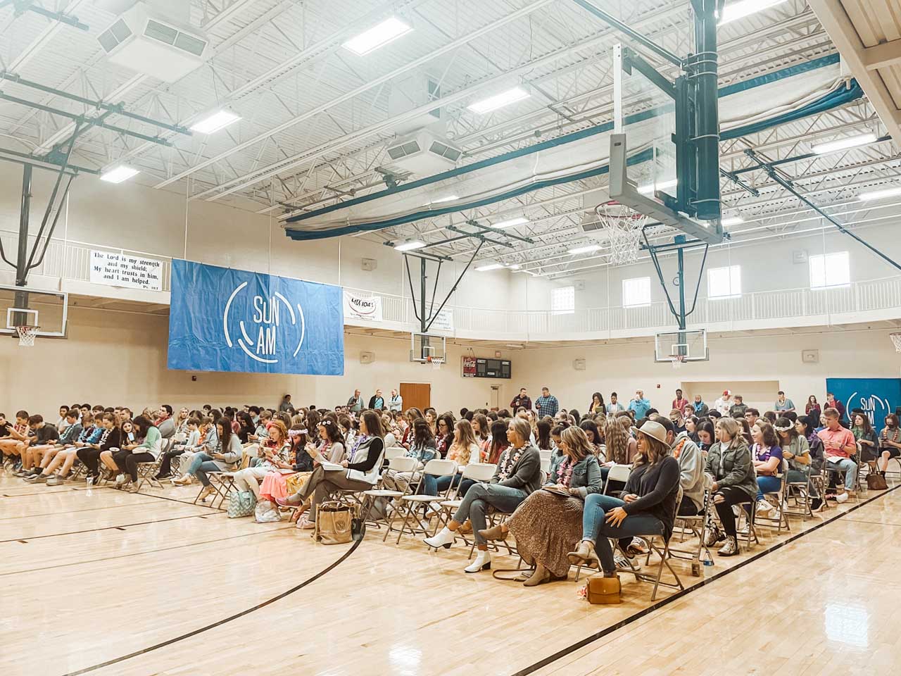 Middle and high school students gather at the Cleveland Family YMCA